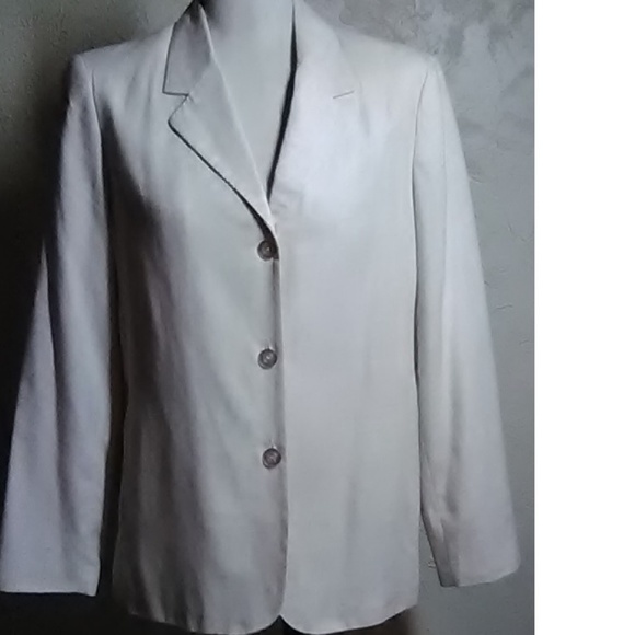 Sag Harbor New Cream Blazer Size 14 - Picture 2 of 6